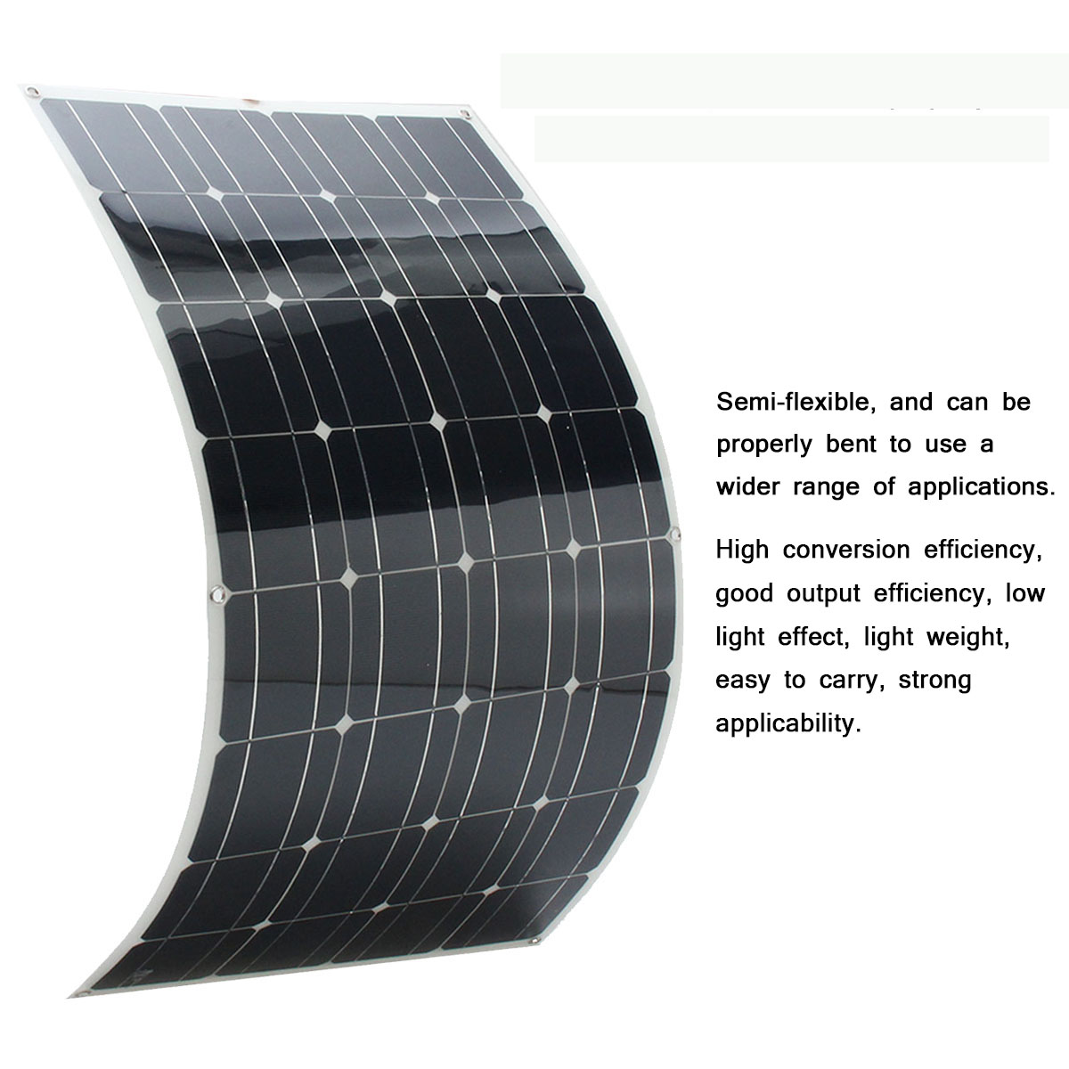 Elfeland® SP-38 18V 100W 1050x540x2.5mm Flexible Solar Panel With 1.5m Cable 13