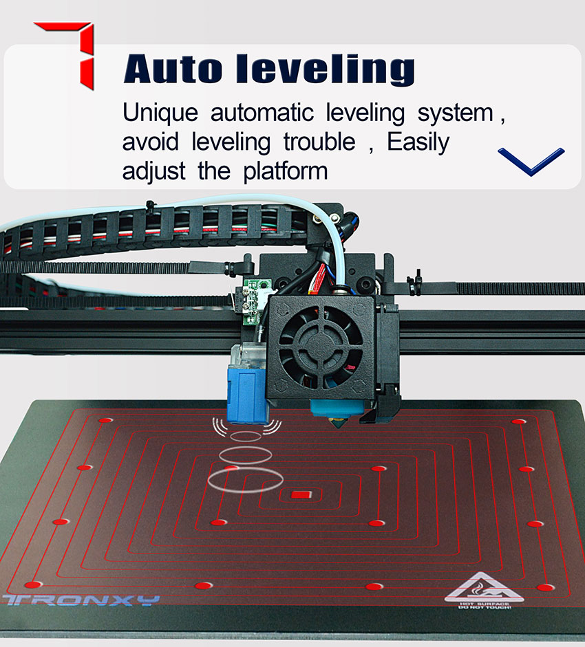 [EU/US Direct]TRONXY® X5SA-400 DIY 3D Printer Kit 400*400*400mm Large Printing Size Touch Screen Auto Leveling