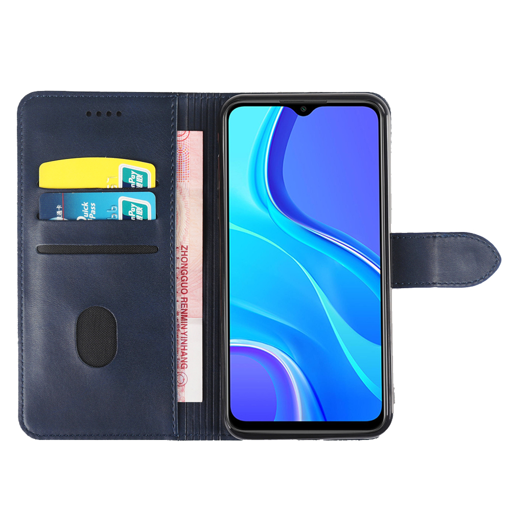 Bakeey Magnetic Flip with Card Slots Wallet Shockproof Full Cover PU Leather Protective Case for Xiaomi Redmi 9 Non-original
