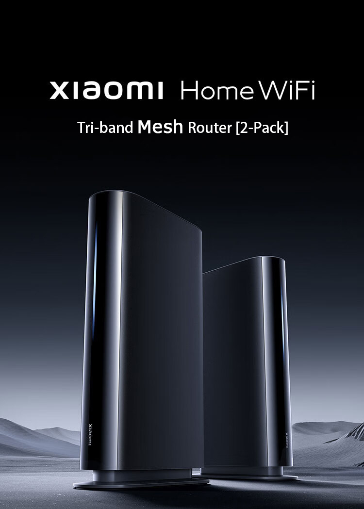 Xiaomi HomeWiFi WiFi6 Router 2-Pack Tri-band Mesh AX11700 WiFi with 2.5G Network Port MI Routers Gigabit Whole House Coverage 2022