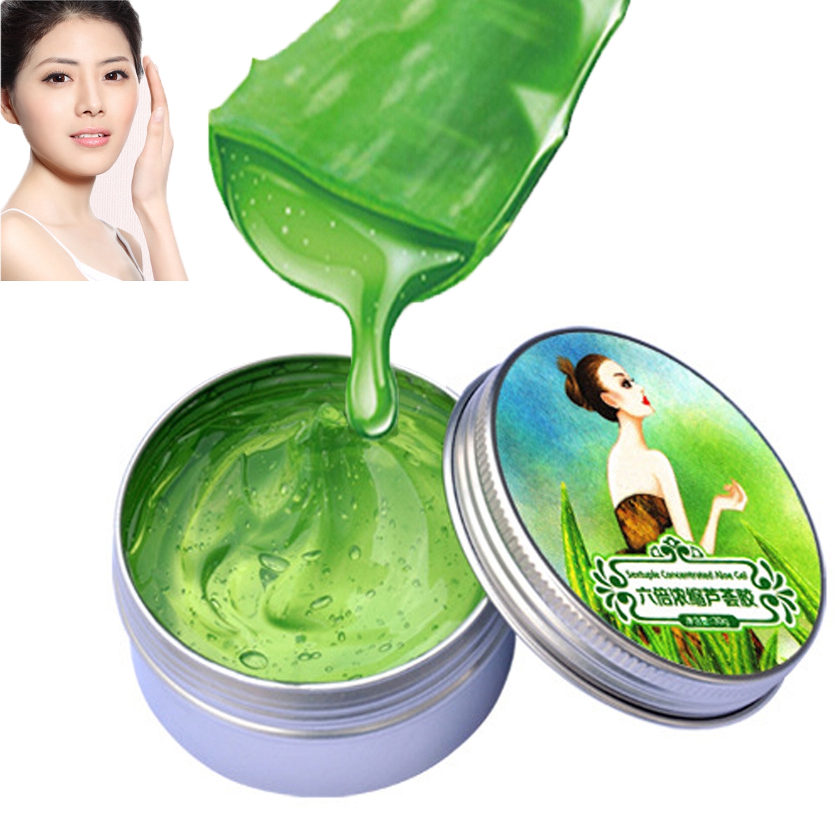 30g Aloe Vera Gel Wrinkle Removal Moisturizing Cream