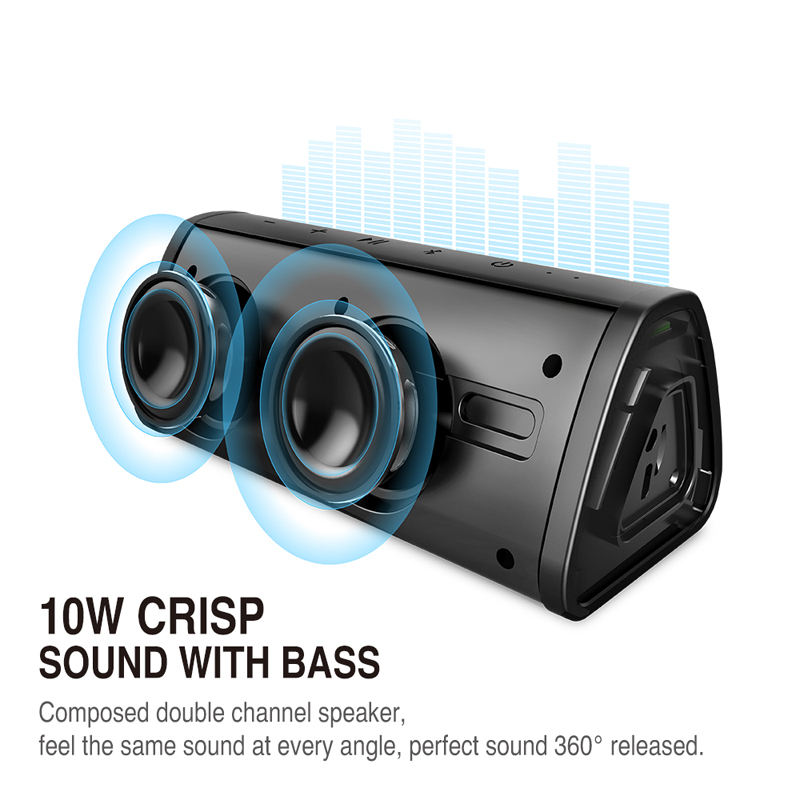 MIFA A10 Bluetooth 4.2 IPX5 Waterproof Bass Speaker Supports TF Card Audio Input 30