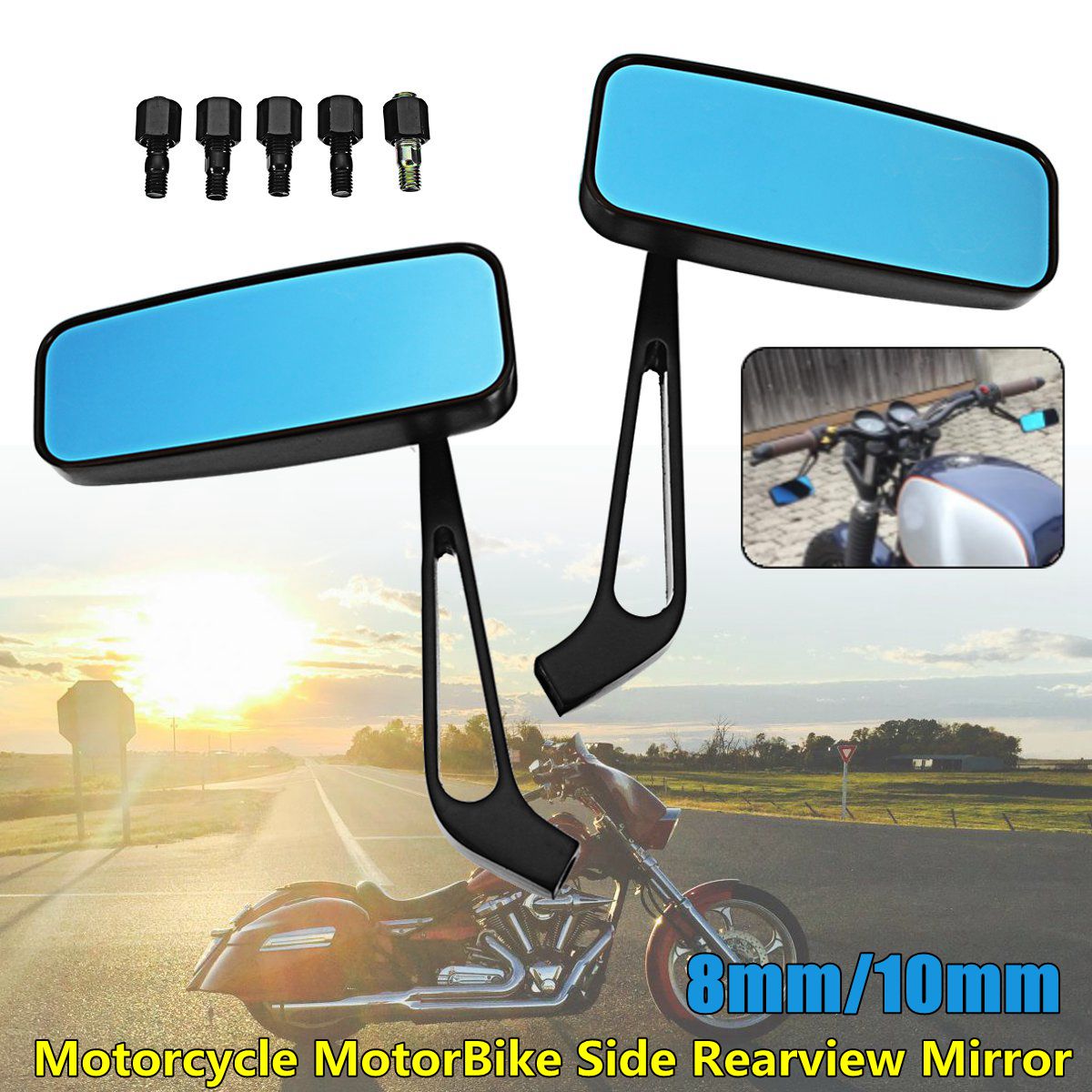 8mm 10mm motorcycle rear view miirors