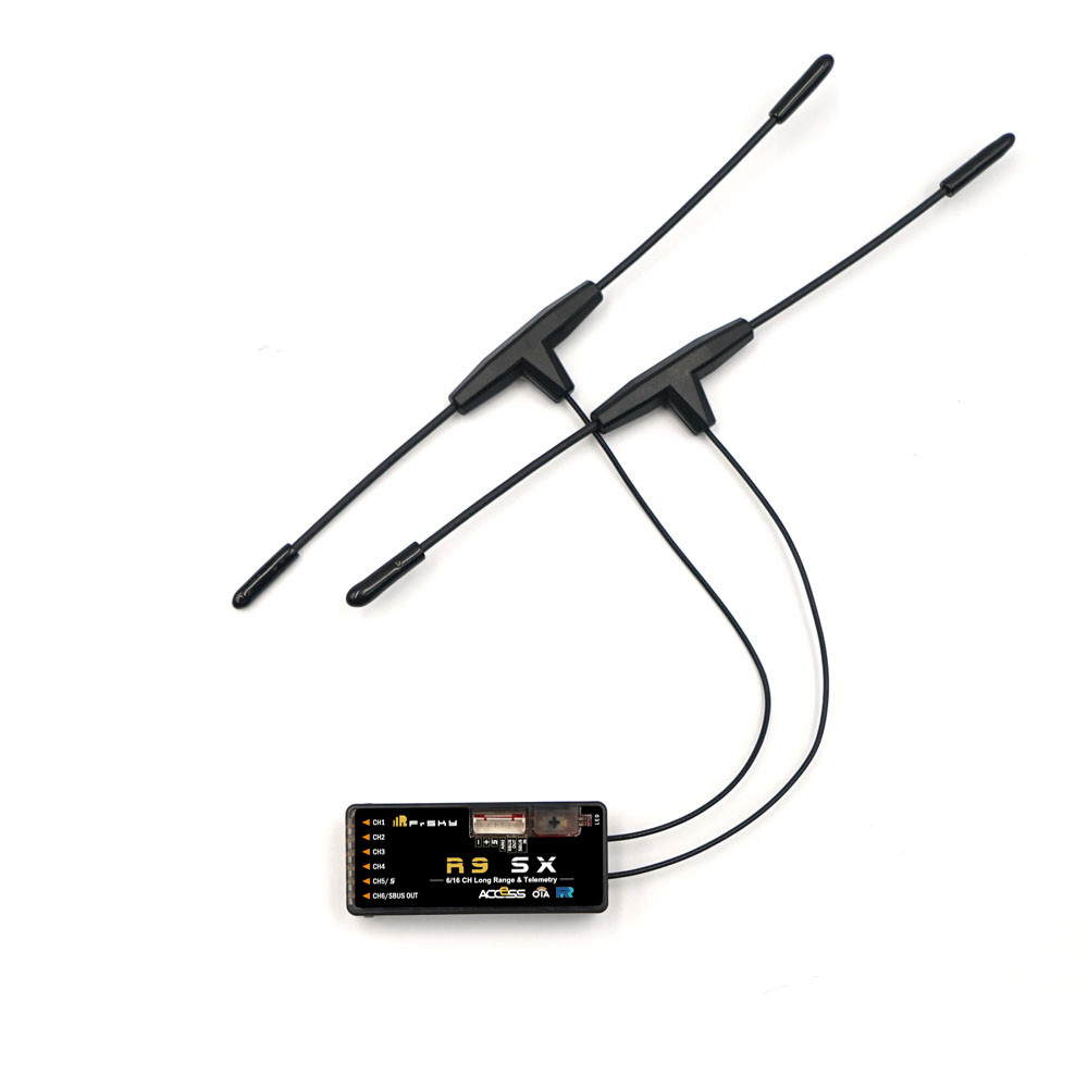 FrSky R9M 2019 900MHz Long Range Transmitter Module and R9 SX OTA ACCESS 6/16CH Long Range Enhanced Receiver Combo with Mounted Super 8 and T antenna - Photo: 4