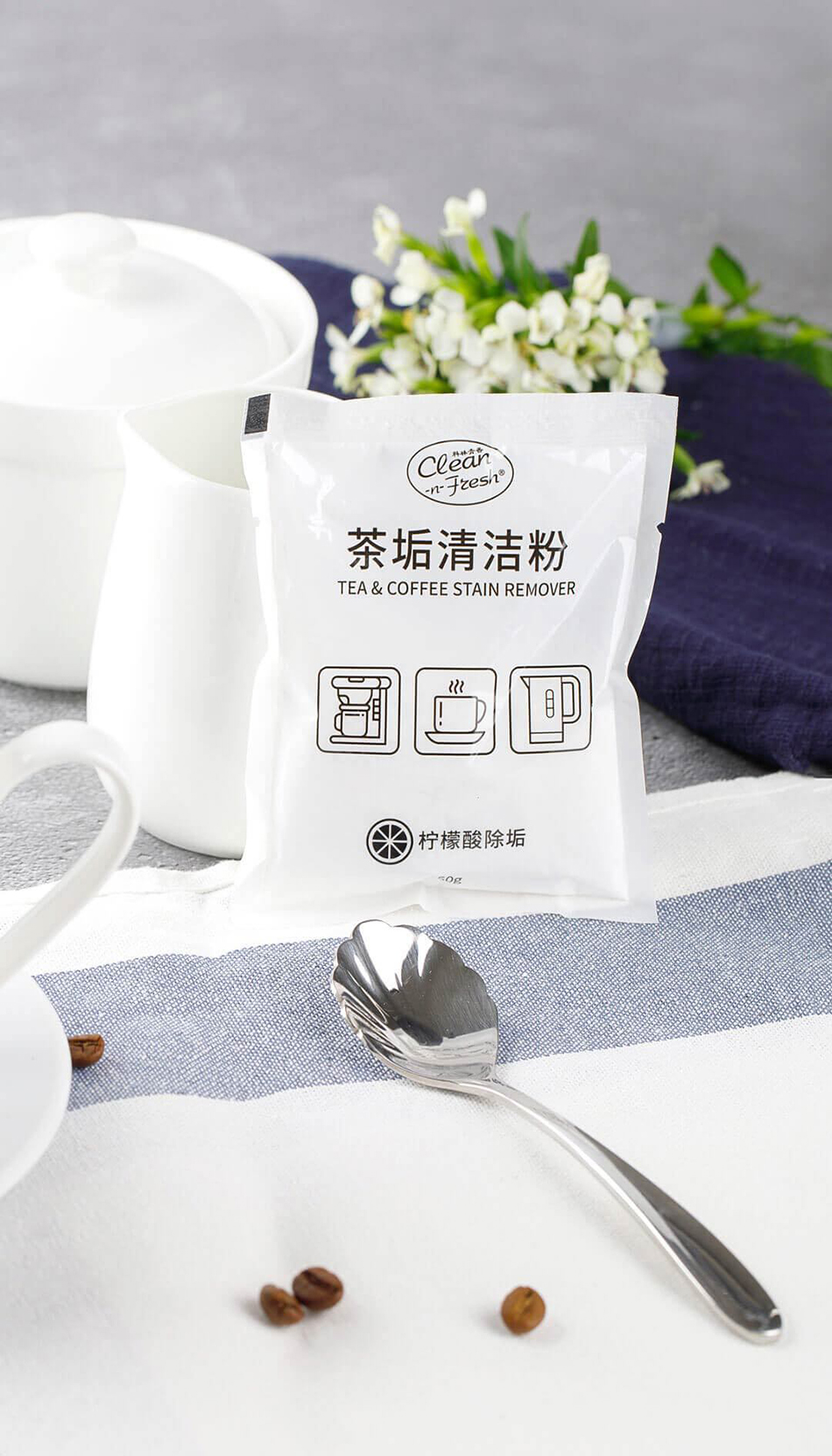 Xiaomi Food Grade Strong Cleaner 6pcs Tea Scale Cleaning Agent Kitchen Cleaning Supplies