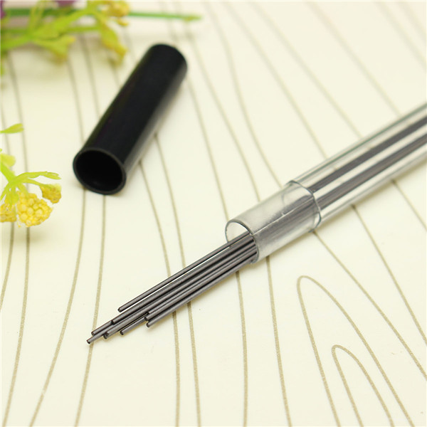 

2B 0.7mm Black Lead Pencil Refills Tube Box With Case For Automatic Mechanical Pencil