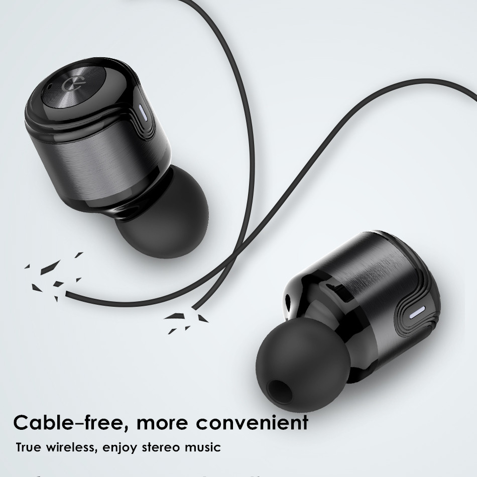 [Truly Wireless] AWEI T8 Mini Stereo Heavy Bass Bluetooth Earphones With Charger Box Power Bank 18