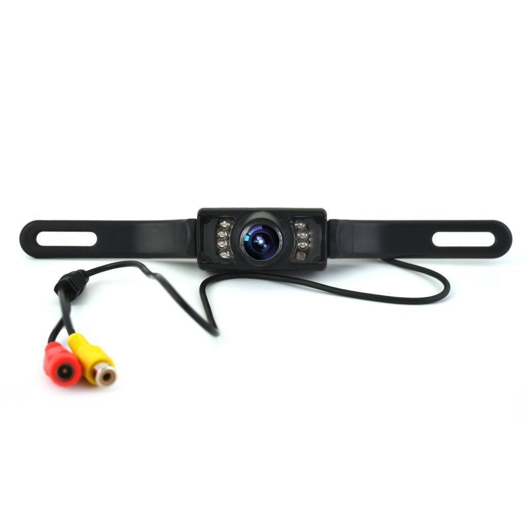 12V 170° Wide Angle Car Rear View Camera Reverse image European Long License Plate HD Cam