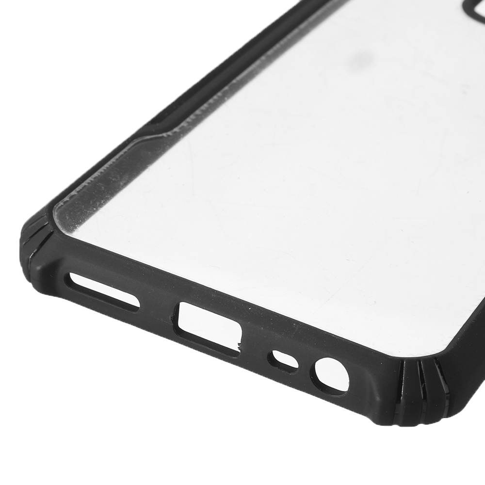 Bakeey Armor Four-Corner Bumper Transparent Acrylic Shockproof Non-Yellow Protective Case for Xiaomi Redmi 9 Non-original
