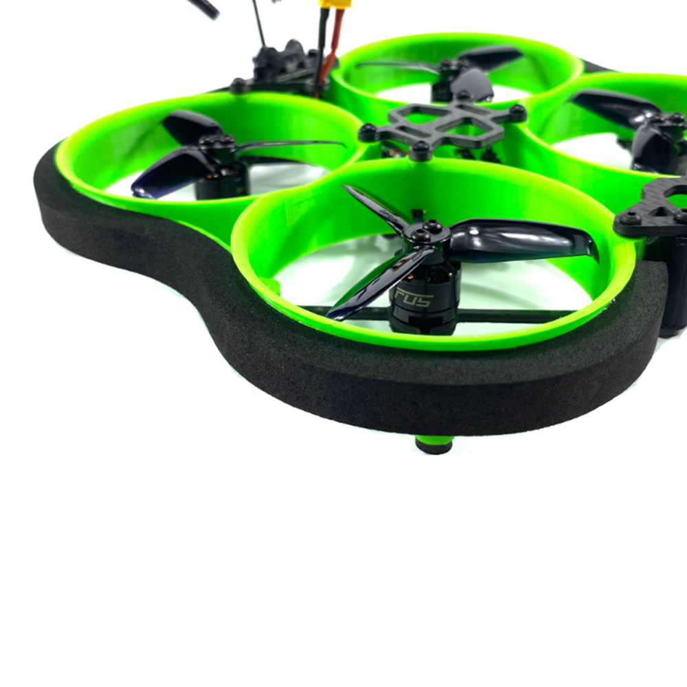 FUS X111 PRO 2.5Inch 111mm Bule/Green/Yellow/Red/White Frame Kit Compatible with 1104-1106 3-4S Brushless Motor for FPV Racing Drone - Photo: 3