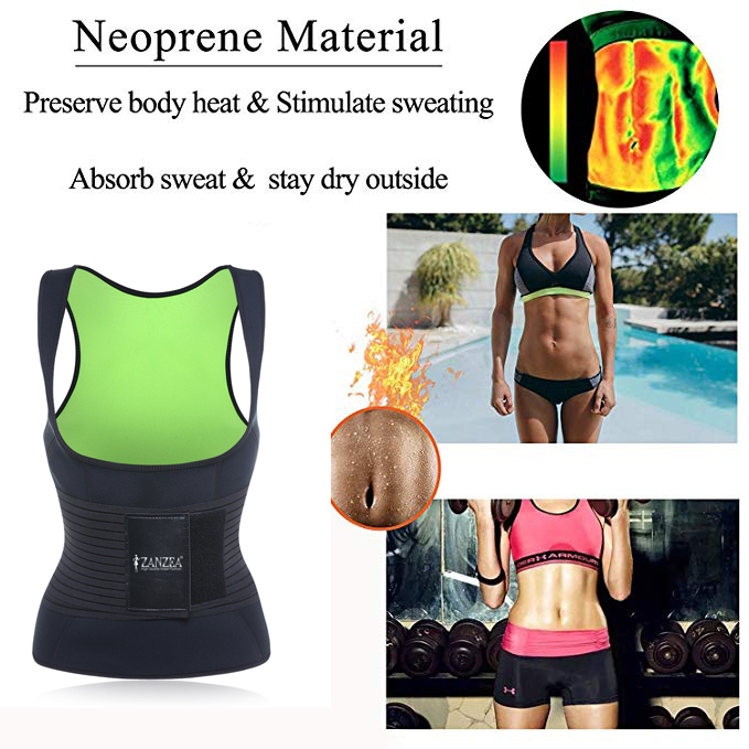Banggood ZANZEA Neoprene Open Bust Tummy Control Waist Trainer Vest Shapewear