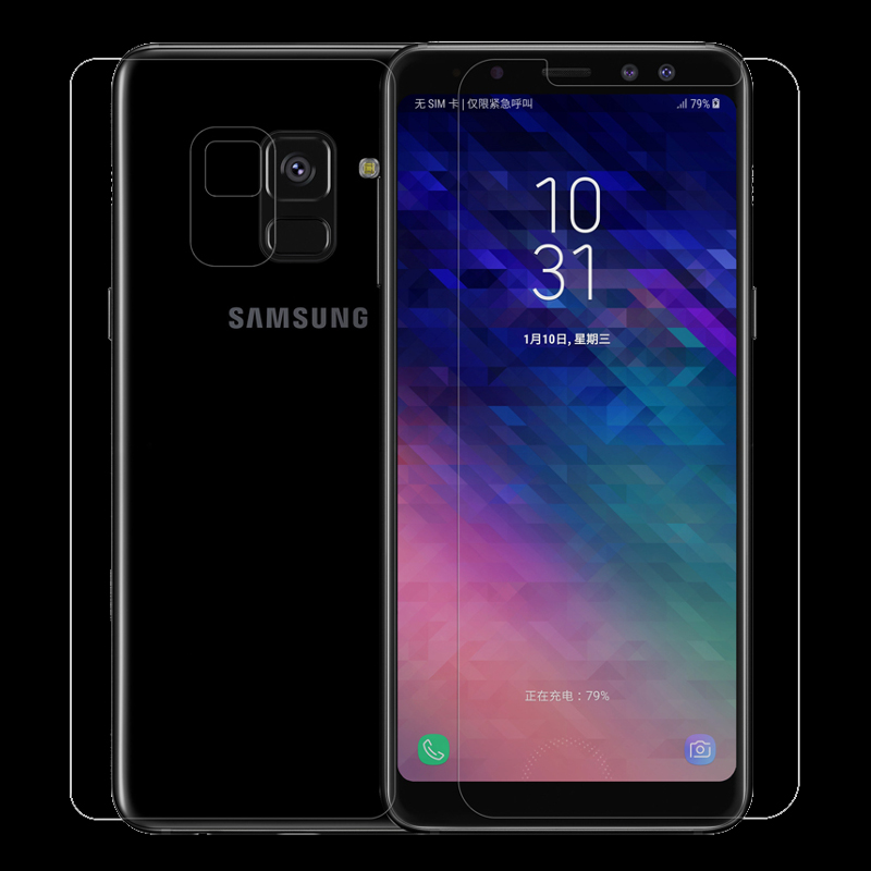 

NILLKIN 0.33mm Anti-Explosion AGC Glass Front & Back Film for Samsung Galaxy A8 (2018)