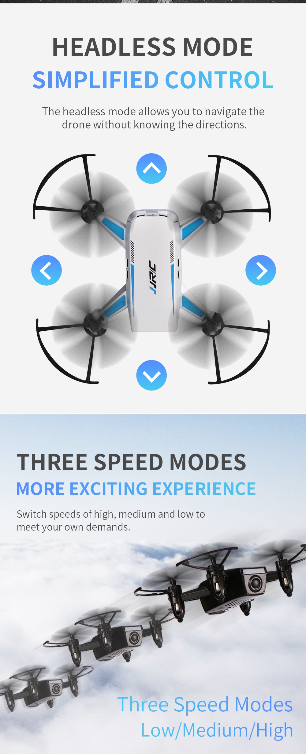 JJRC H52 2.4G 4CH 6 Axis With Gravity Sensor Mode Altitude Hold RC Drone Quadcopter - Photo: 6