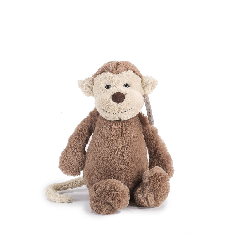 

KCASA 30 см Обезьяна Фаршированная плюшевая игрушка Популярные моды Kawaii Soft Mascot Кукла для детей Рождественский подарок на день ро