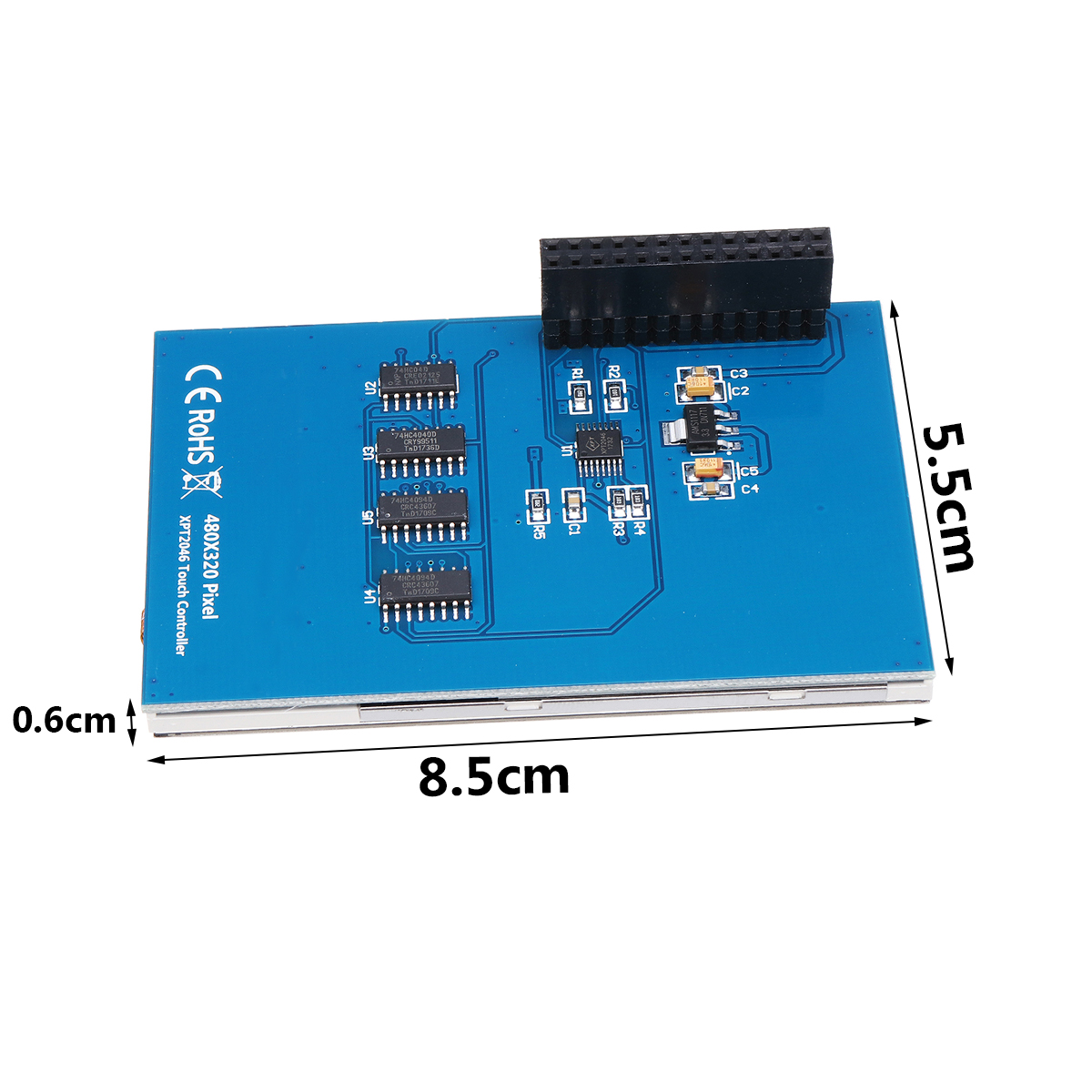 3.5 inch TFT LCD Touch Screen + Protective Case + Heatsink+ Touch Pen Kit For Raspberry Pi 3/2/3 Model B/3 Model B+ 14