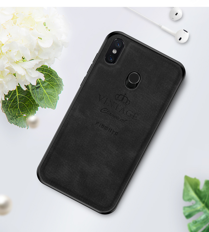 Mofi Honorable 3D Technology Pattern PU Leather Soft TPU Protective Case for Xiaomi Mi8 Mi 8 Non-original