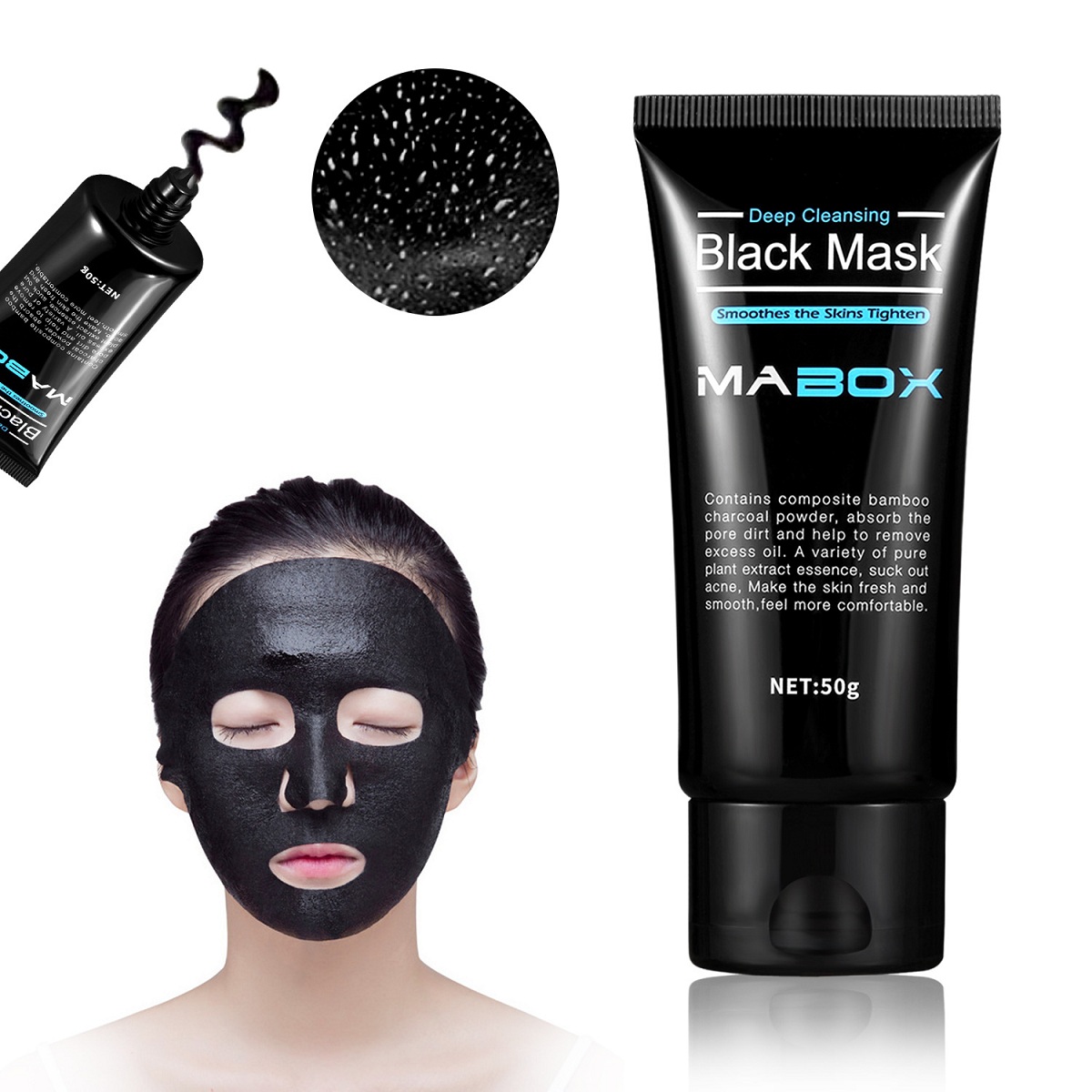 Mabox Charcoal Blackhead Peel Off Mask