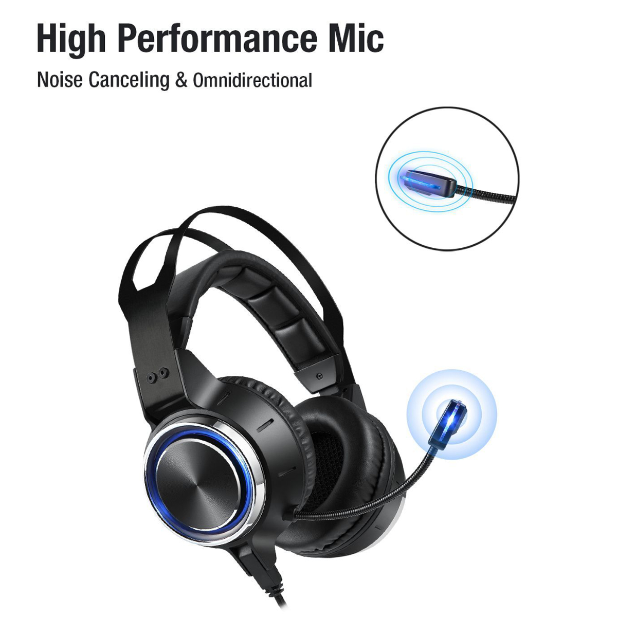 Bakeey Wired Stereo Bass Surround Noise Reduction Gaming Headset with Mic for PS4 New for Xbox One PC
