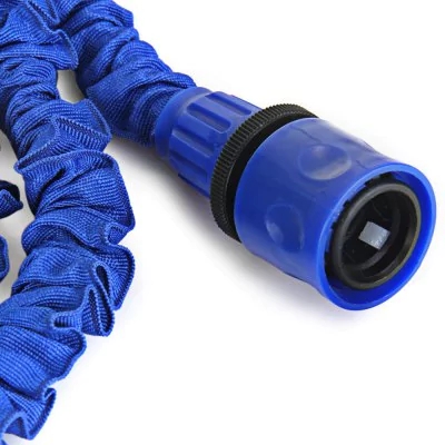 Garden Stretch Hose Adaptor Connector, Blue