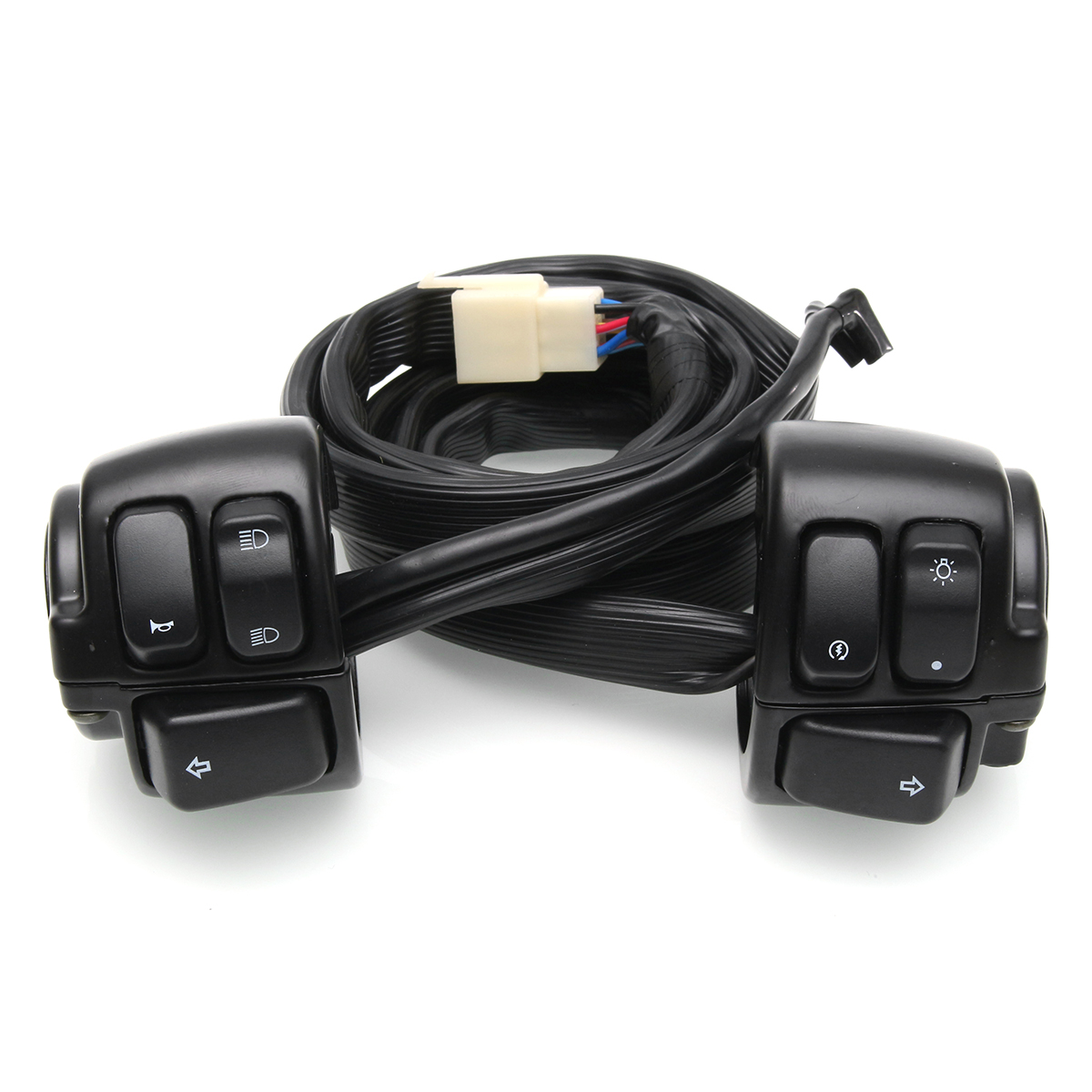 Motorcycle Handlebar Switch Control with Wire Harness For Harley Davidson
