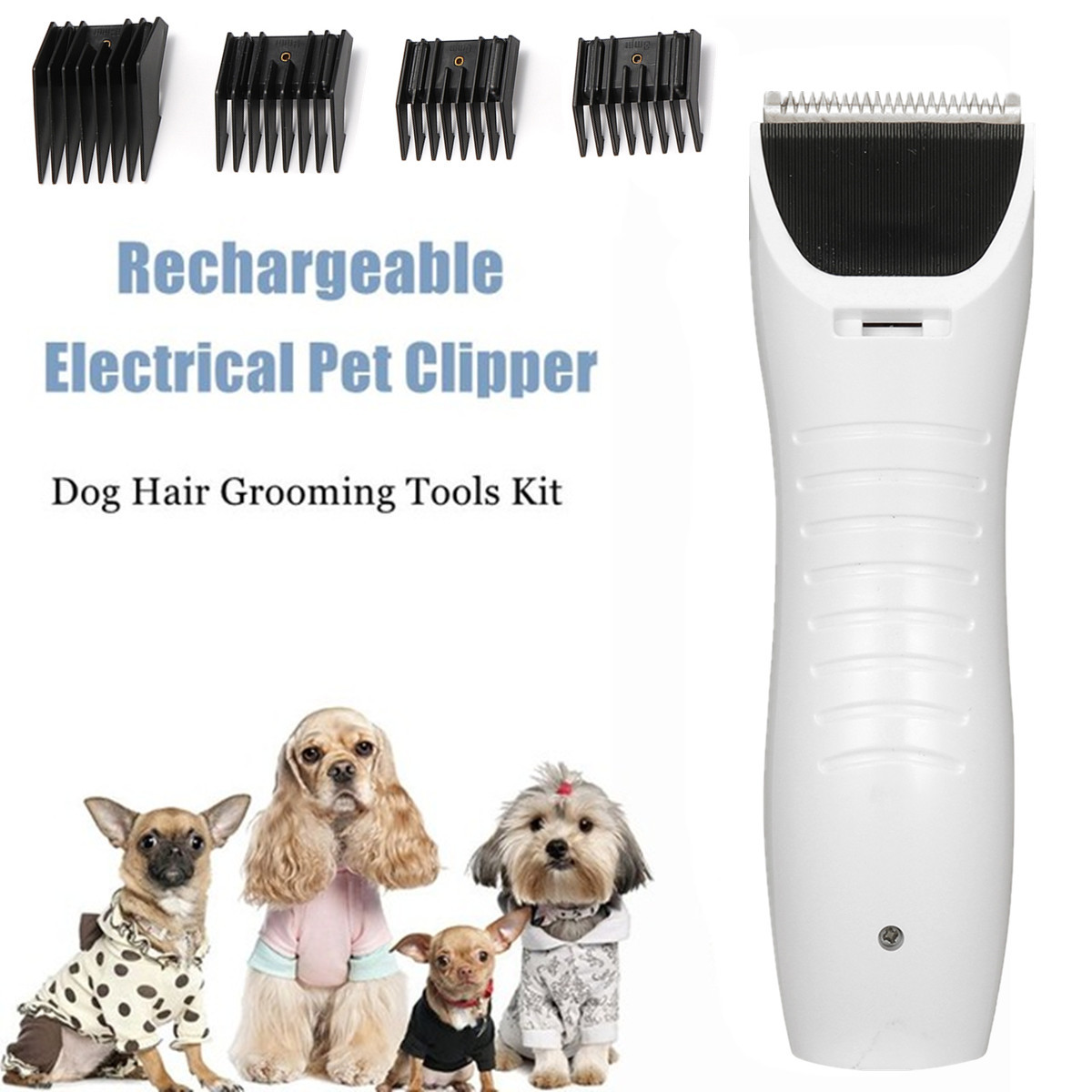 110-240V Electric Animal Pet Dog Cat Hair Trimmer