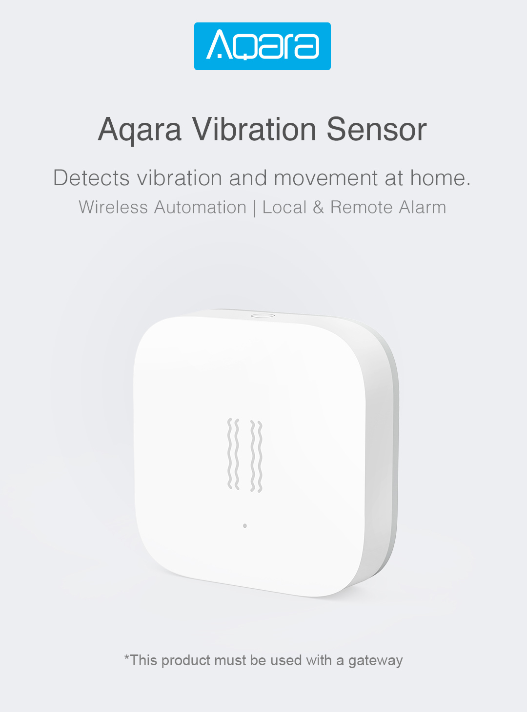 Original Xiaomi Aqara Smart Motion Sensor International Version Smart Home Vibration Detection Remote Notification 45