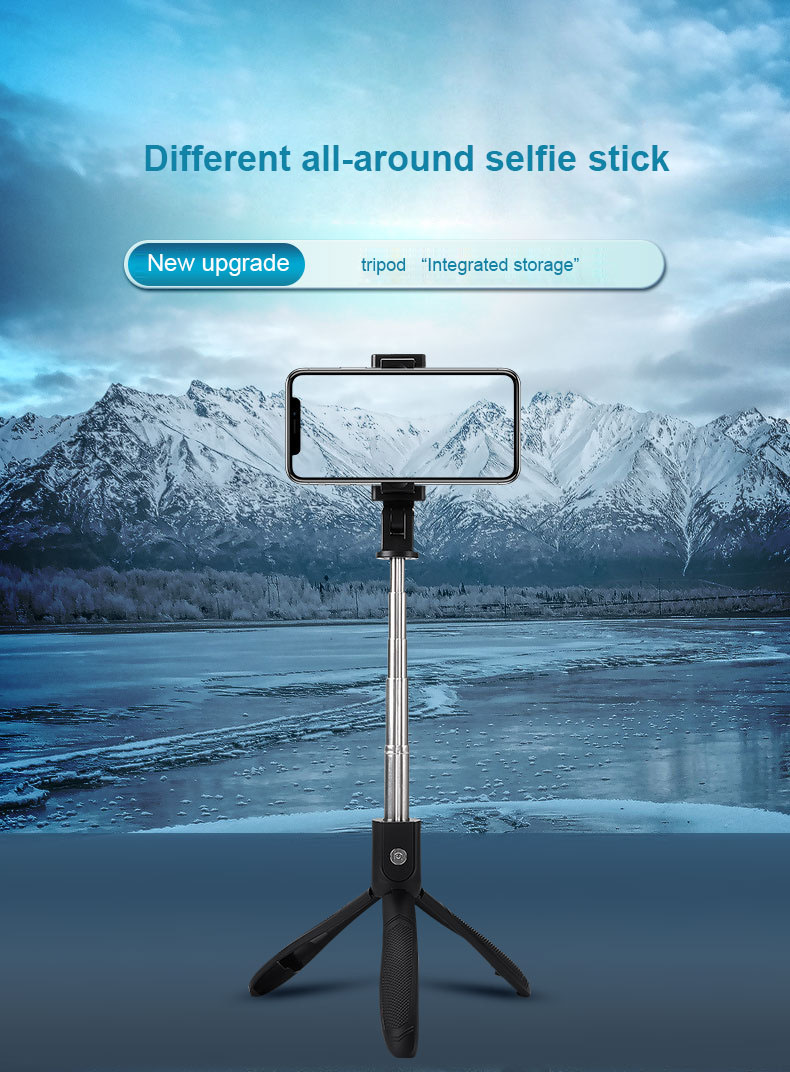Bakeey bluetooth Wireless Mini Tripod Selfie Stick Monopod with Remote Control for iPhone 8