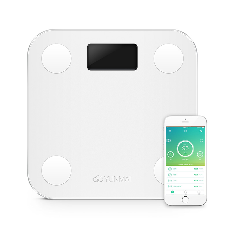 

YUNMAI HaoQing Mini Smart Weighing Scale Digital Body Fat Electronic Balance Support Android And IOS Bluetooth