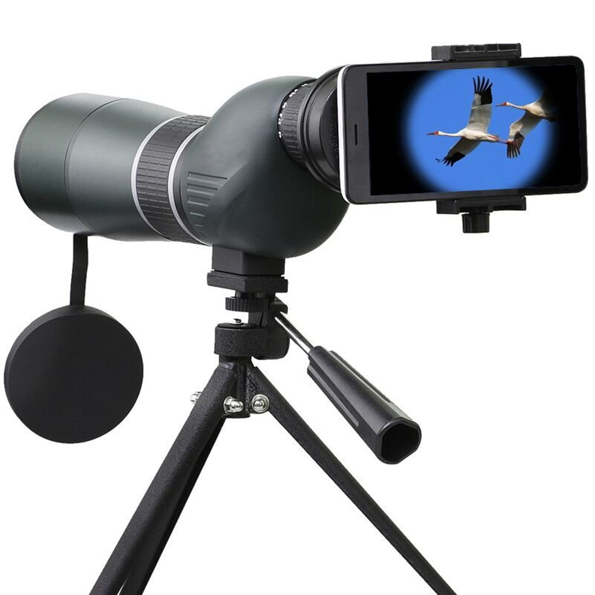 

PRONITE 15-45X60S HD Наблюдение за птицами Spotting Scope Монокулярный телескоп Штатив для сотового телефона