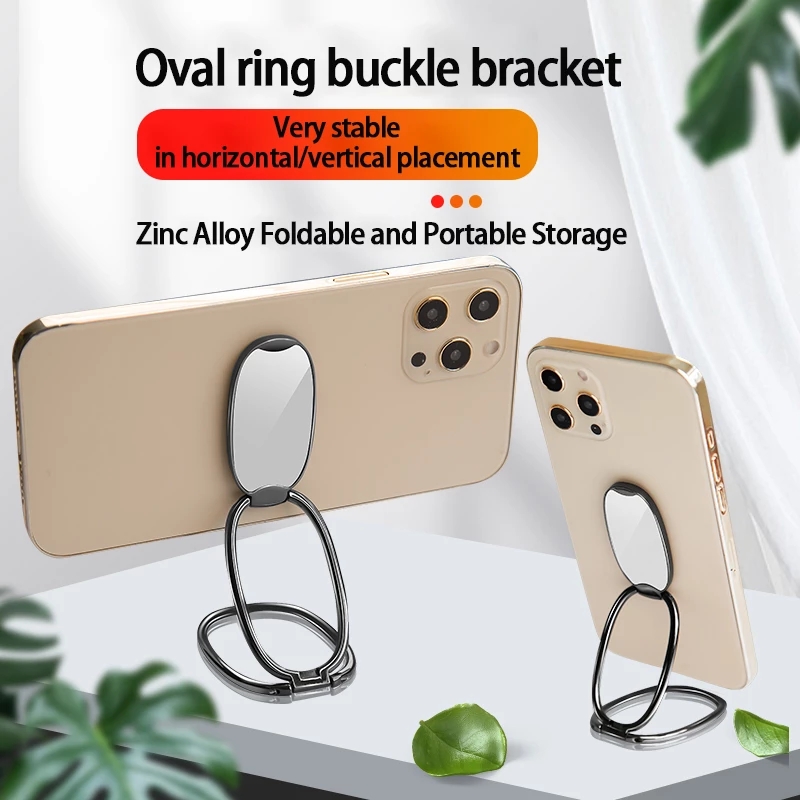 Bakeey 2PCS Mini Multifunctional Folding Magnetic Car Air Vent Desktop Holder Stand Phone Ring Holder for iPhone 12 POCO X3 PRO