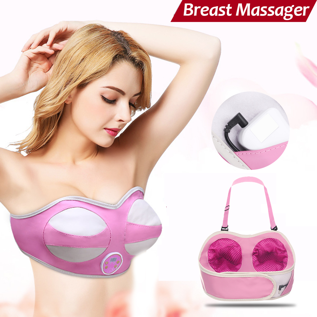 220V Electronic Breast Enhancement Massager