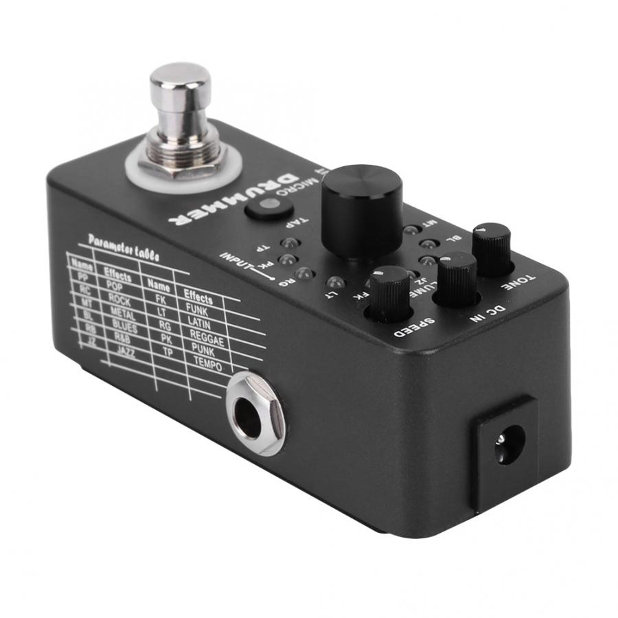 MOOER MICRO DRUMMER Guitar Pedal Digital Drum Machine Guitar Effect Pedal With Tap Tempo Function True Bypass Full Metal Shell - Photo: 3