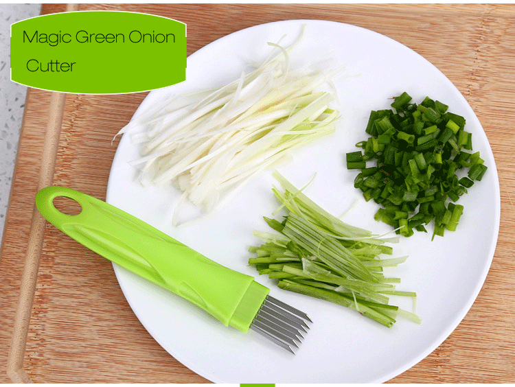 Stainless Steel Scallion Spring Onion Vegetable Shredder Slicer