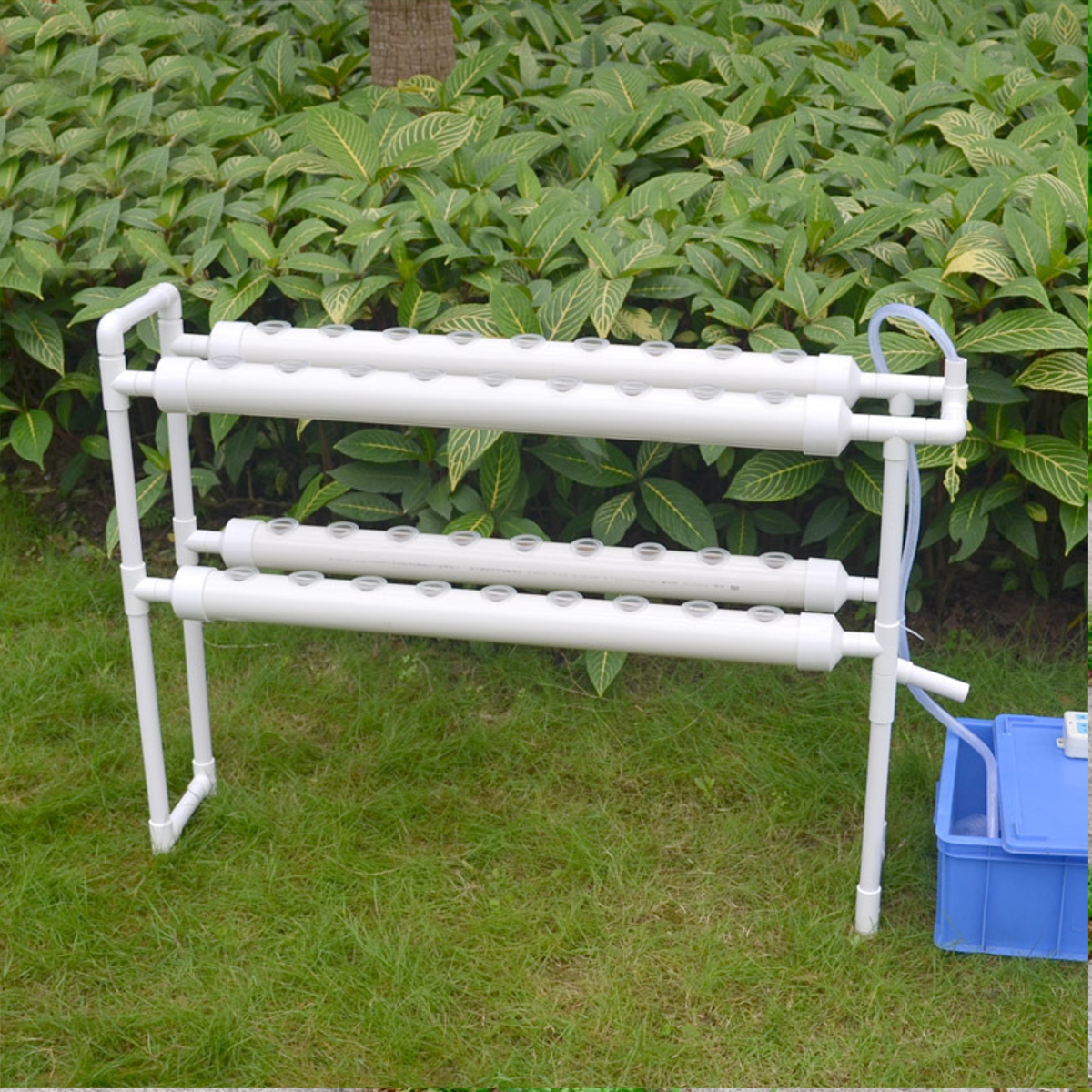 2 Layer 36 Sites Hydroponic Grow Kit Ebb Flow Deep Water Culture Growing DWC Planting Garden Vegetable System 18
