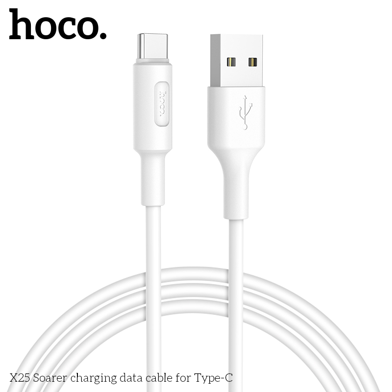 HOCO X25 2.4A Type C Charging Data Cable 3.28ft/1m for Mi A2 Pocophone F1