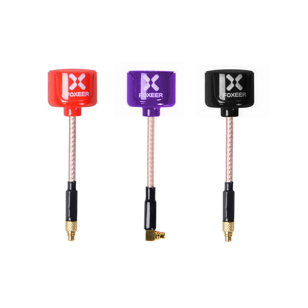 

A Pair Foxeer Lollipop 2 RHCP MMCX Right Angle/Straight 5.8G 2.5dBi FPV Antenna For FPV Racing Drone