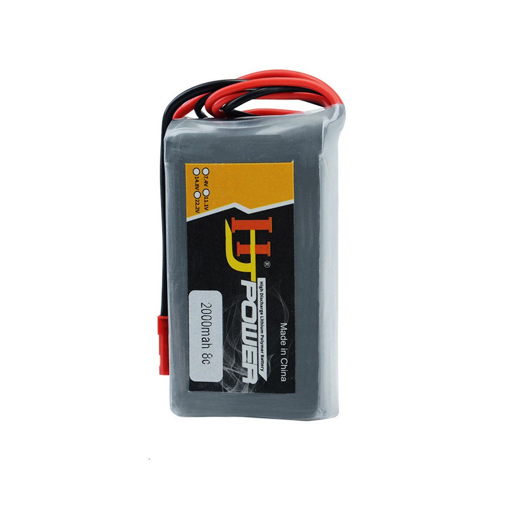 7.4V 2S 8C 2000mAh Lipo Battery Compatible Jumper T16 FrSky X7/X7S Transmitter - Photo: 5