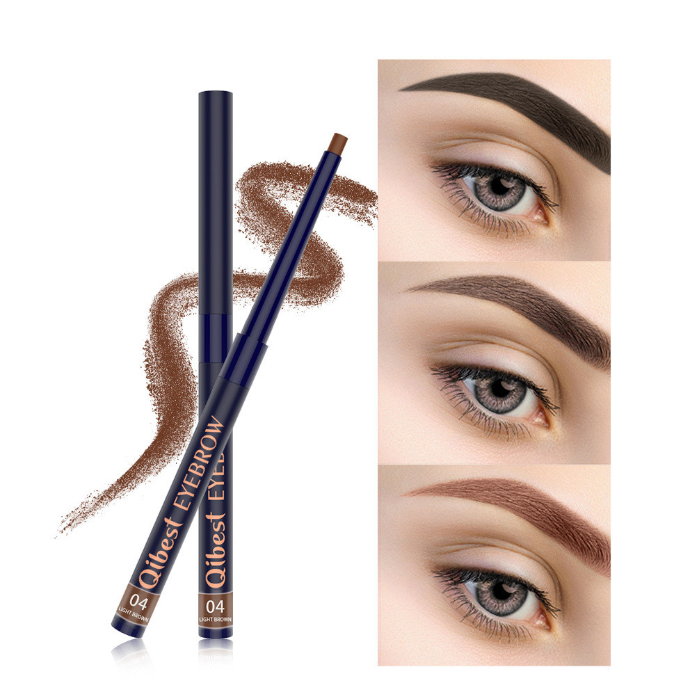 Elliptical Eyebrow Pencil Automatic Rotation Long-lasting Waterproof Sweatproof Eyebrow Powder