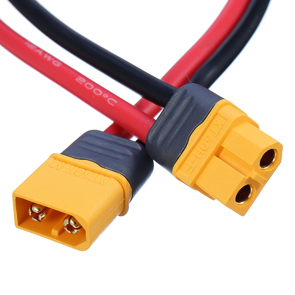 Amass 20cm/30cm 12AWG XT60H-F Male to Female Plug Wire Cable Adapter - Photo: 8
