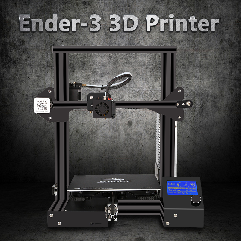 Creality 3D® Ender-3 V-slot Prusa I3 DIY 3D Printer Kit 220x220x250mm Printing Size With Power Resume Function/MK10 Extruder 1.75mm 0.4mm Nozzle 13