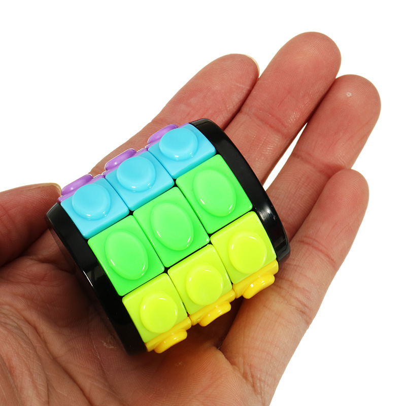 

Третий заказ Волшебный Finger Cube Цилиндрическая головоломка Тревога Стресс Фокус Дети Внимание Fidget Toy Gift