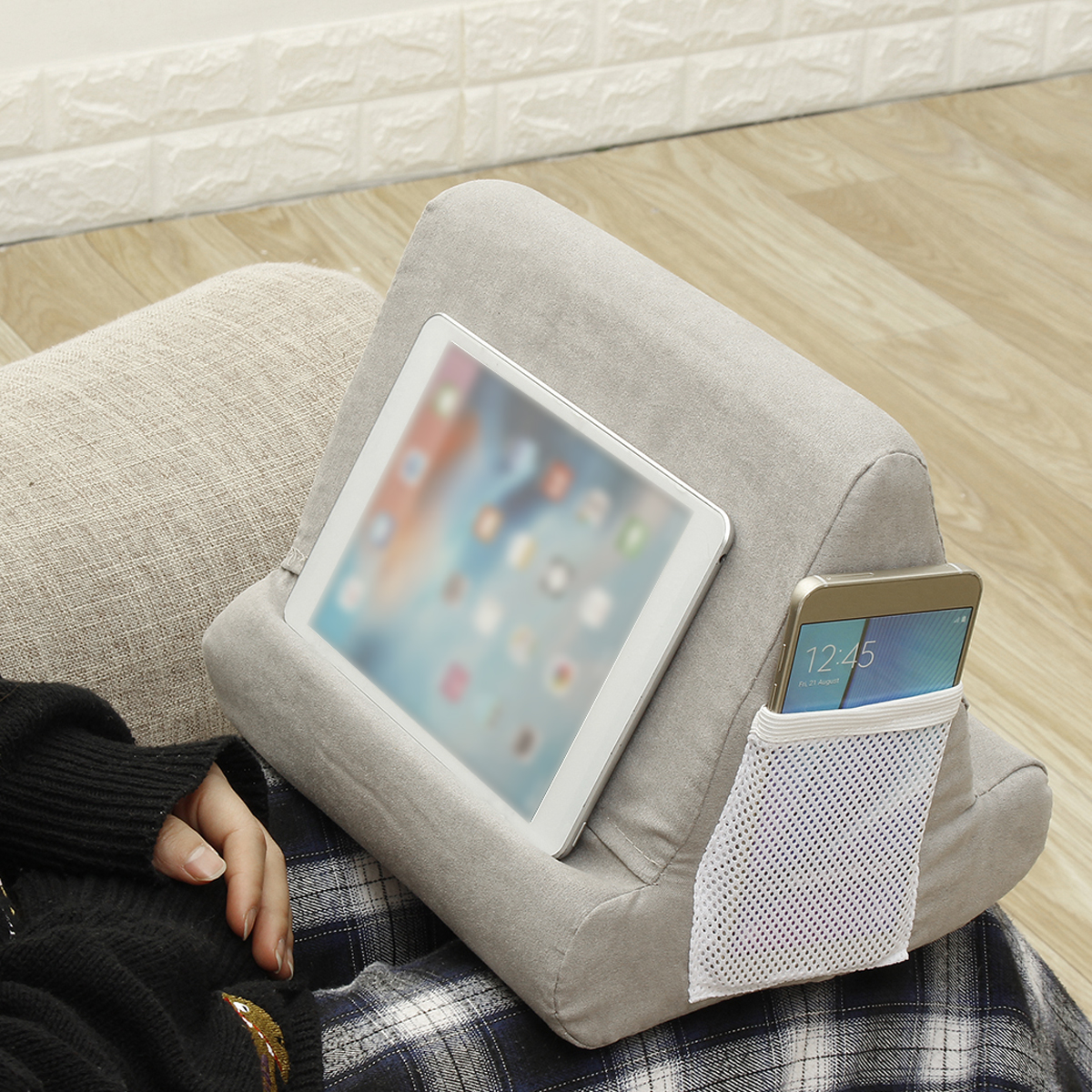 Portable Multi-Angle Soft Pillow Desktop Tablet Stand Mobile Phone Lazy Holder for iPad 