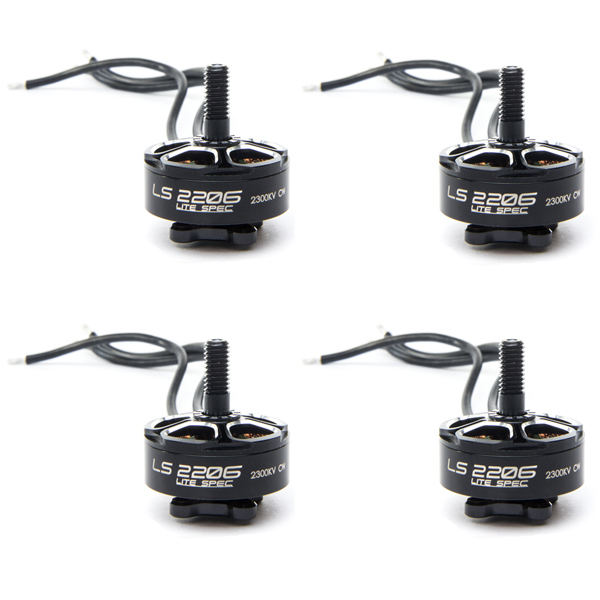 

4X EMAX LS2206 Lite Spec 2206 2300KV 3-5S CW Thread Brushless Motor for FPV Racing Drone