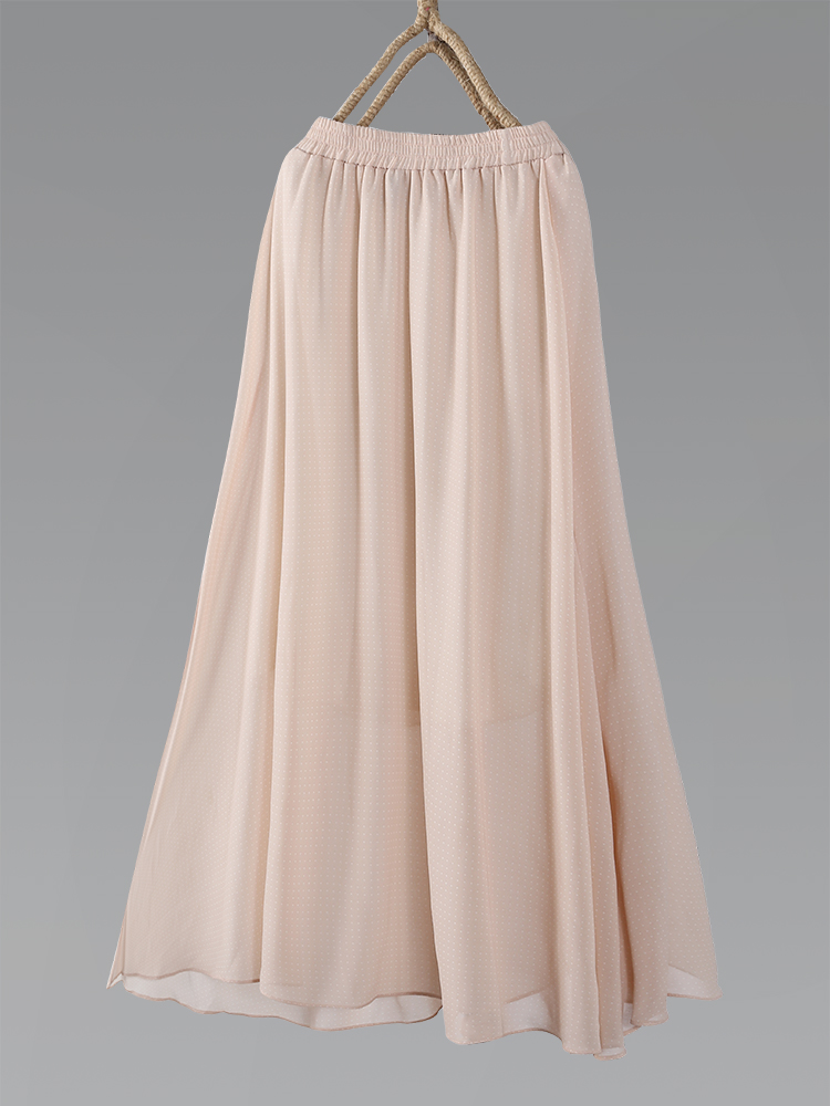 

Большая шифоновая юбка макси с эластичной талией