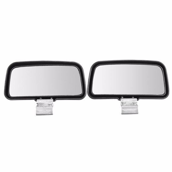 2x Universal Blind Spot Mirror Adjustable Wide Angle Rear Side View Mirrors Car
