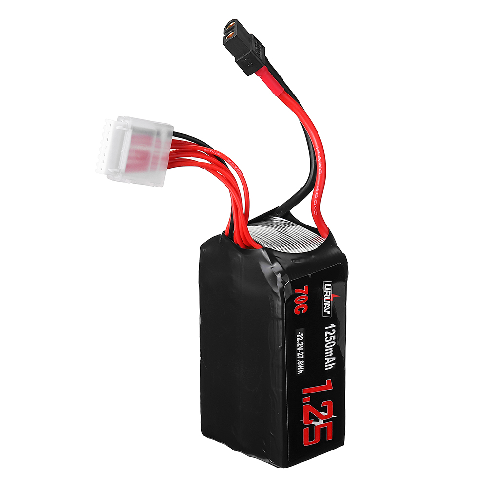 URUAV 22.2V 1250mAh 70C 6S XT60 Plug Lipo Battery for RC Model - Photo: 5