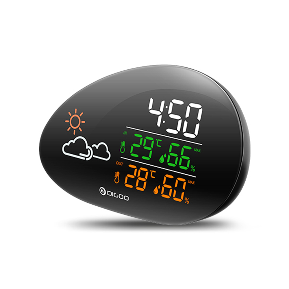 

DIGOO DG-THS01 Ледяной камень Часы Метеостанция Прогноз погоды На открытом воздухе Крытый Термометр Гигрометр Температура Влажнос