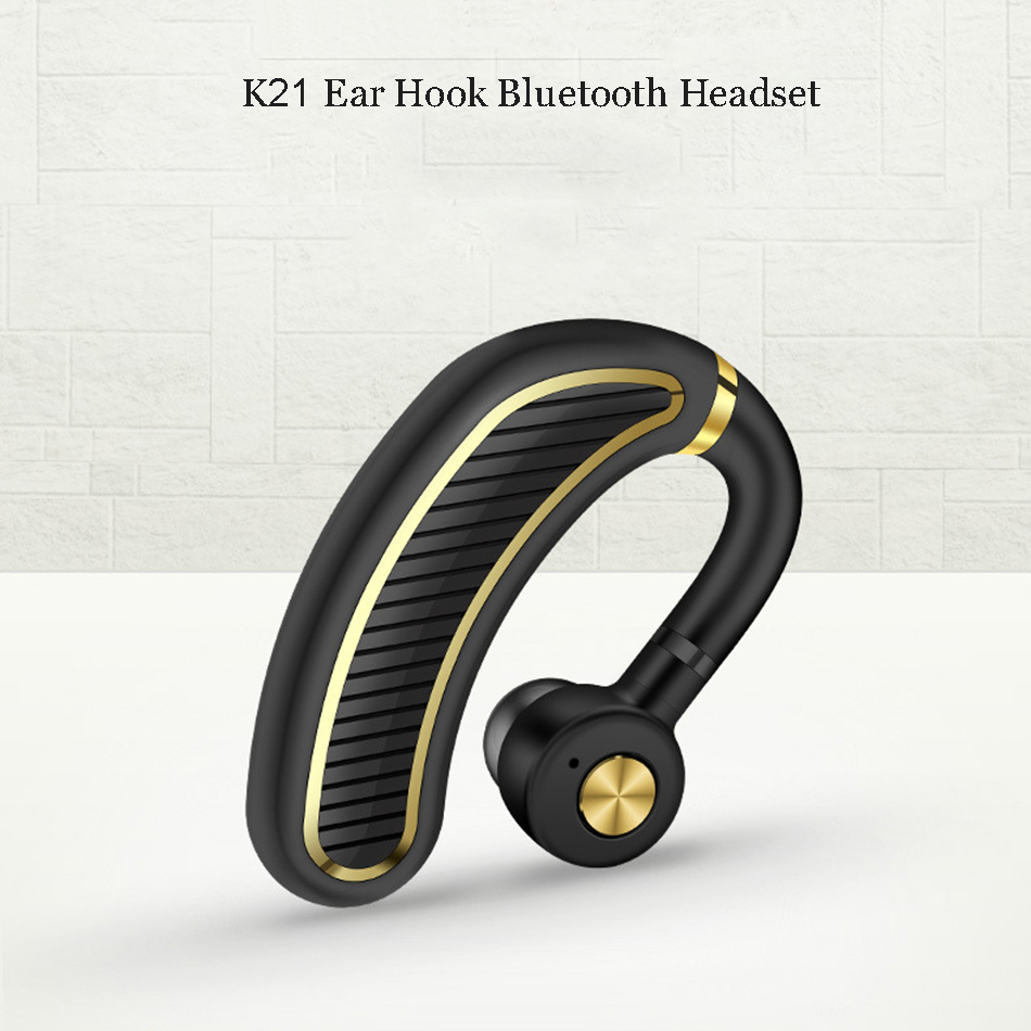 K21 300mAh Sport Uniaural Bluetooth Earphone Headset With Mic Business Sweatproof Waterproof 9