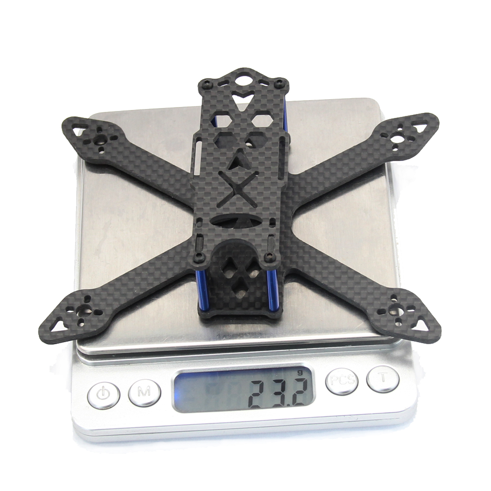 GP120 120mm Micro FPV Racing Frame Kit Carbon Fiber Supports Runcam Micro Swift 2 2540 Propellers - Photo: 5