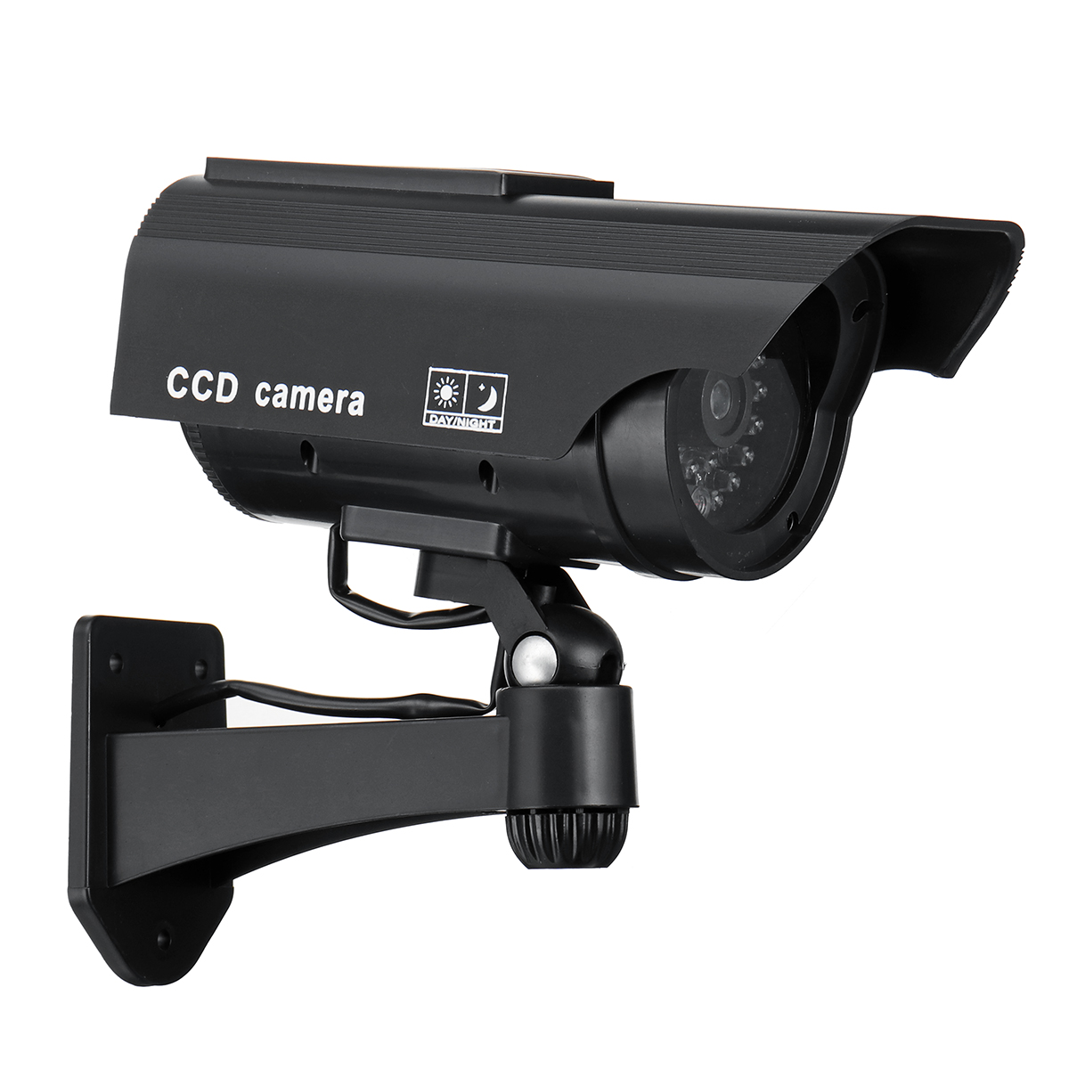 Solar Power Fake Camera CCTV Realistic Flashing IR Dummy Security Camera Blinking 67
